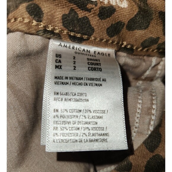 New! American Eagle Leopard Print Curvy Super High Rise Jegging, 2 - Picture 15 of 15
